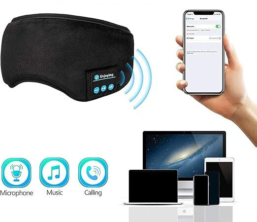 Maschera per gli occhi cuffie wireless
